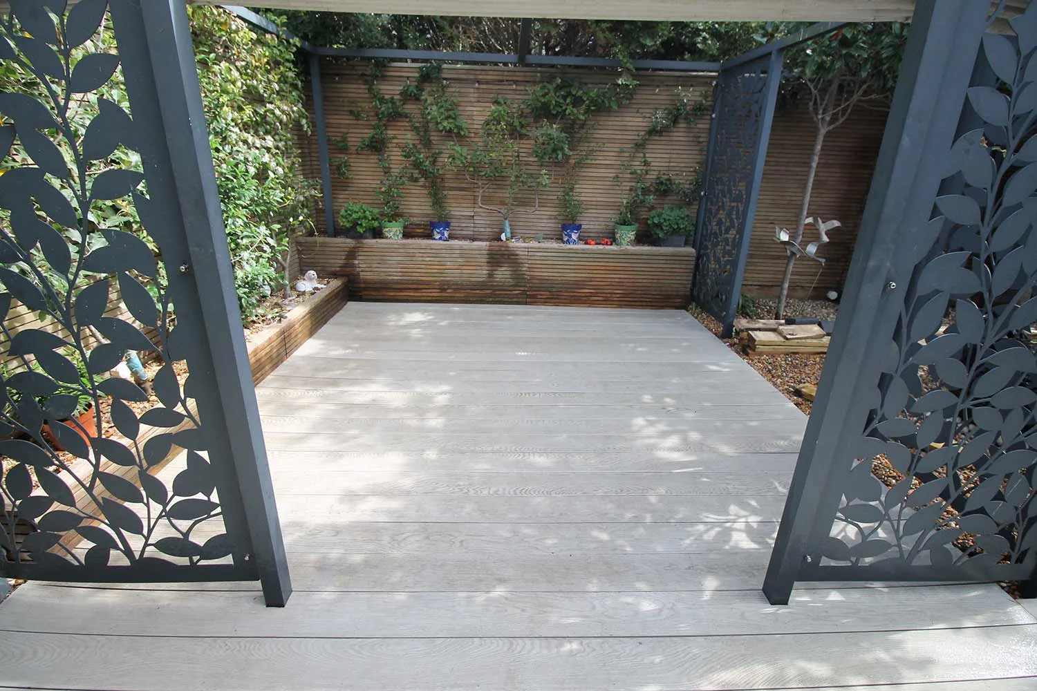 Millboard composite decking was then fitted to finish